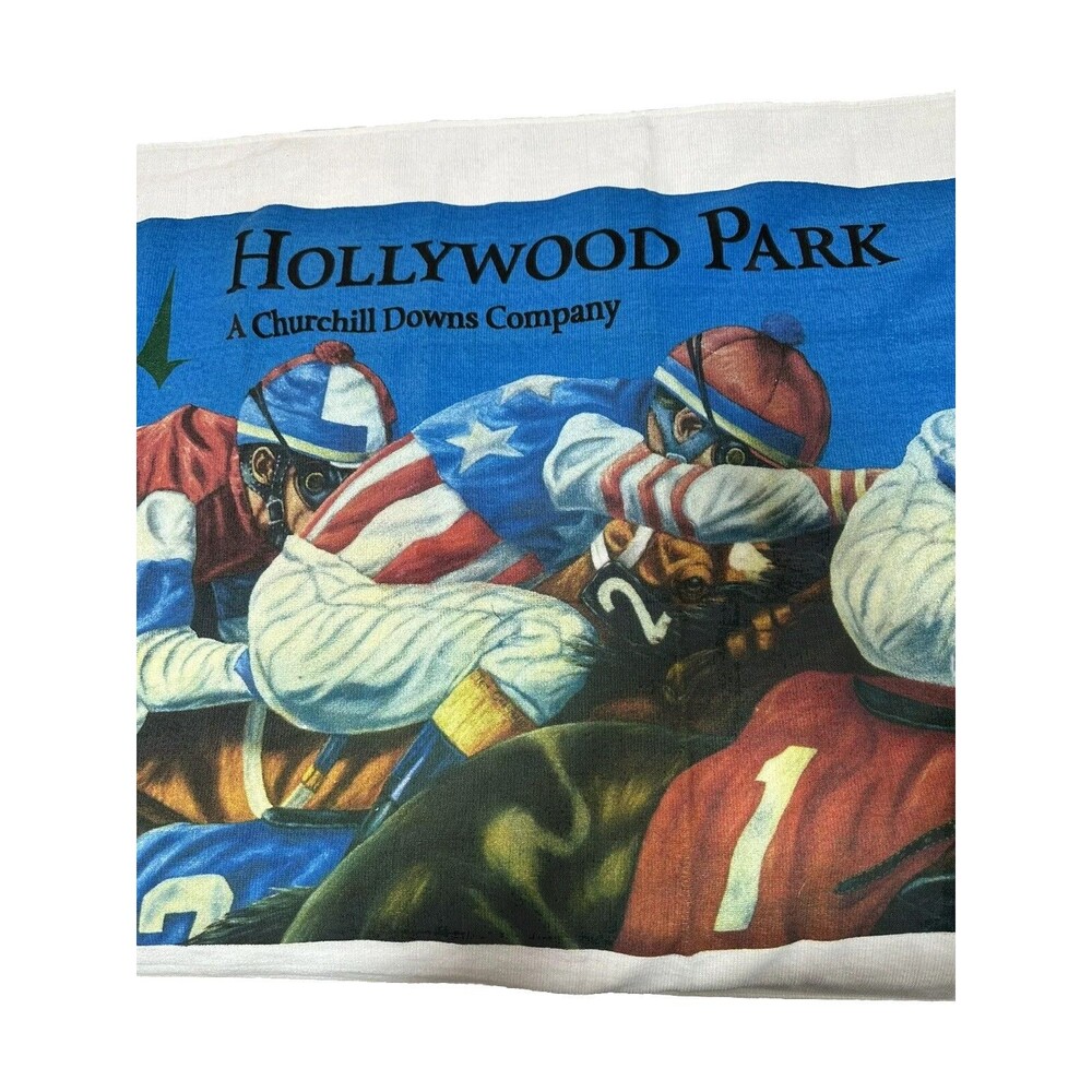Hollywood Park - A Churchill Downs Co Beach Towel Horse Race Jockey 2 Towels